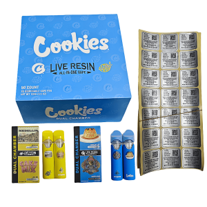 cookies dual empty disposable vape 2g(1g+1g)