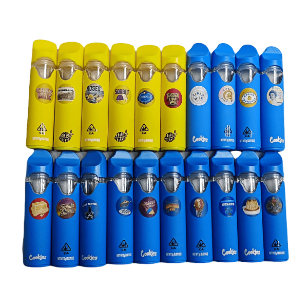 cookies dual empty disposable vape 2g(1g+1g)