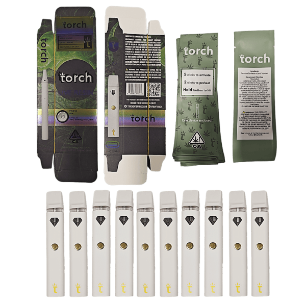 Torch empty disposable vape 2g