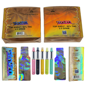 ZAZA empty disposable vape pen 2.5g