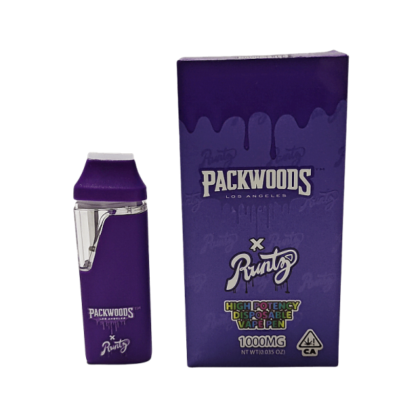 Packwoods x runtz empty disposable vape 1g