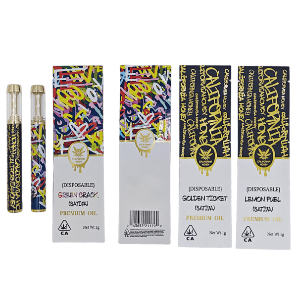 California honey empty disposable vape 1g