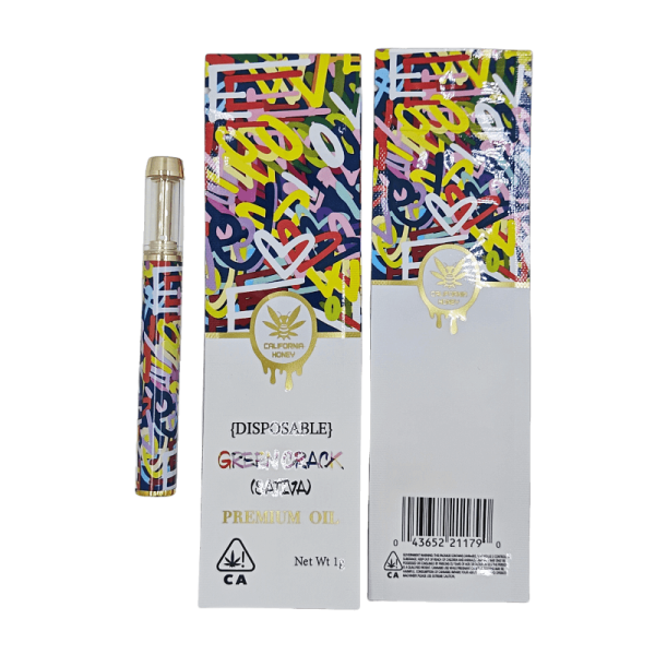 California honey empty disposable vape 1g