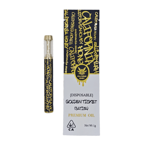 California honey empty disposable vape 1g