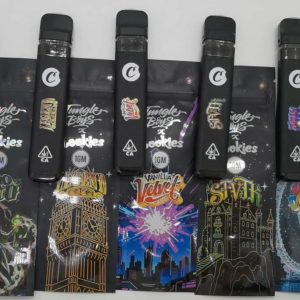 Jungle Boys X Cookies 1G empty disposable vape pen in black